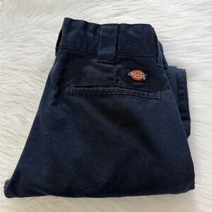 Dickies Slim Taper Navy Work Trouser Pants 28x32